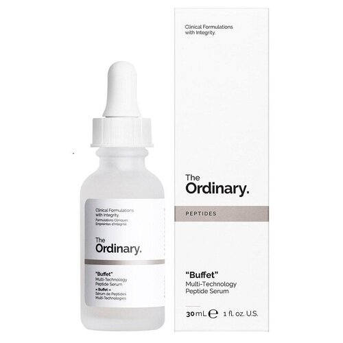 The Ordinary / Deciem / Сыворотка пептидным комплексом против старения Buffet , 30мл the ordinary glycolic acid 7% toning solution