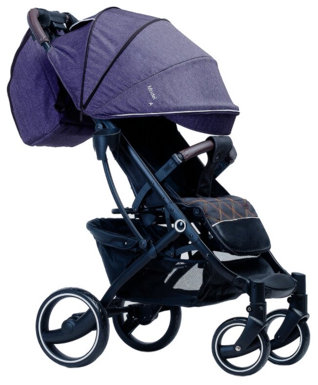 Прогулочная коляска Bubago Model A, роскошный фиолетовый