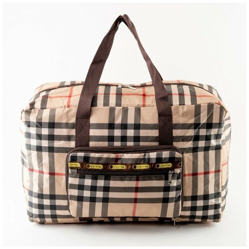 фото Сумка-трансформер ж01-021 клетка бежевая no name