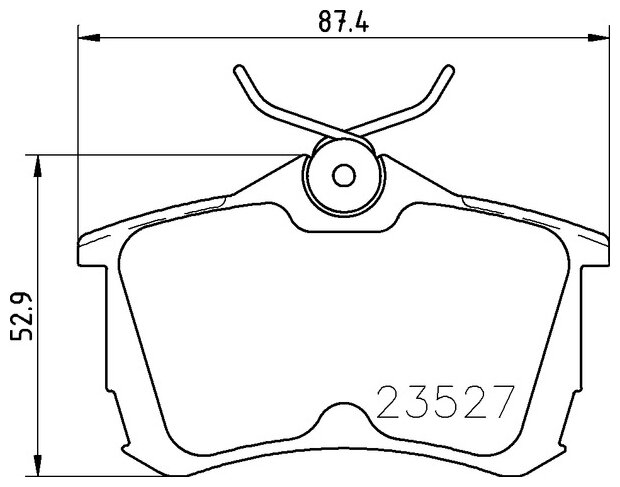 Дисковые тормозные колодки задние NISSHINBO NP8029 для Honda Accord (4 шт.)