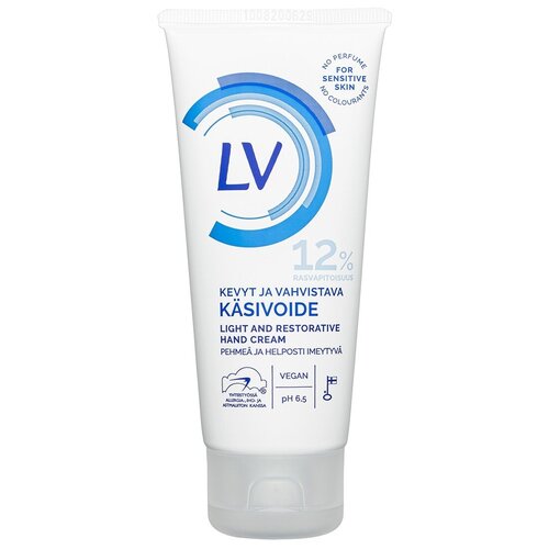 LV Легкий и восстанавливающий крем для рук,12 %, 100 мл