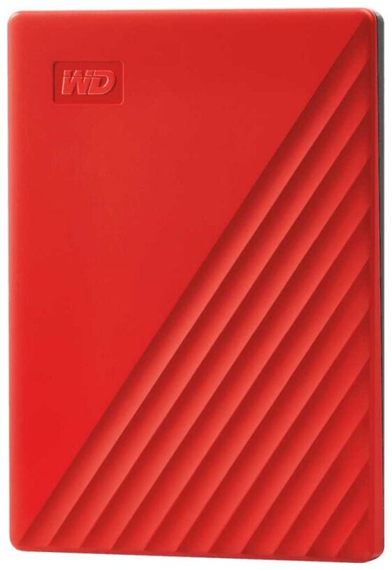 Внешний жесткий диск 2Tb WD My Passport WDBYVG0020BRD-WESN красный USB 3.0