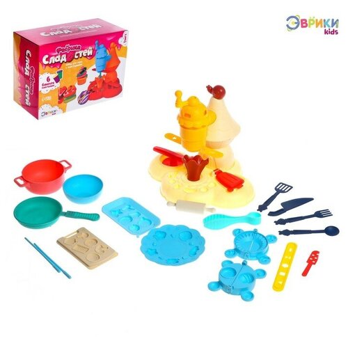 набор для игры с пластилином фабрика игрушек 1 шт Набор для игры с пластилином Фабрика сладостей