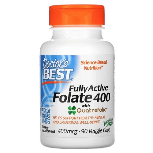 Fully Active Folate капс., 200 г, 90 шт.