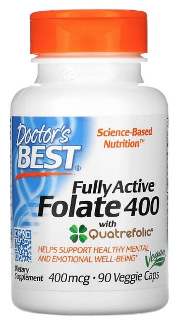 Fully Active Folate капс., 100 г, 90 шт.