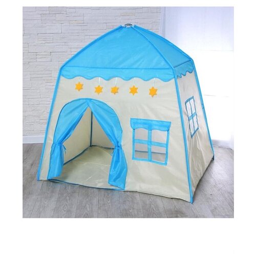 Игровая палатка шатер синяя игровая палатка solmax 16 игрушек в наборе синяя