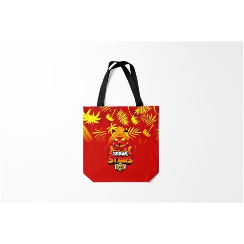 фото Сумка-шоппер / 40х40 см / геймерам / brawl stars evil gene в лето burnettie