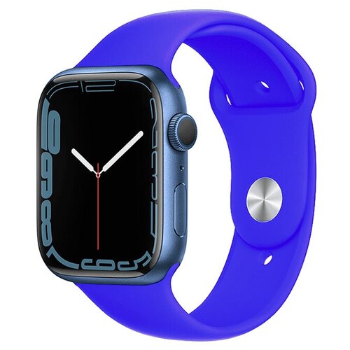 Ремешок для Apple Watch 38/40/41 mm силиконовый, Неоново-розовый