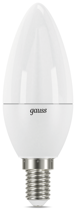 Лампа светодиодная gauss 103101207-D, E14, C38, 7 Вт, 4100 К