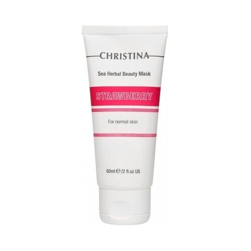 Christina Masks Sea Herbal Beauty Mask Strawberry Увлажняющая маска с клубникой, 60 мл.