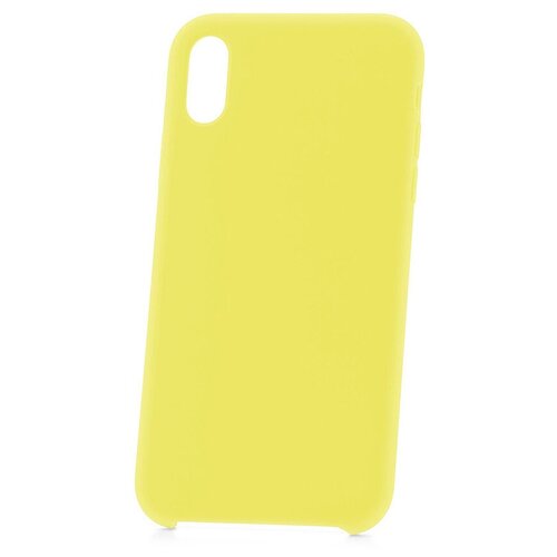 фото Чехол на айфон xs max derbi slim silicone-2 желтый