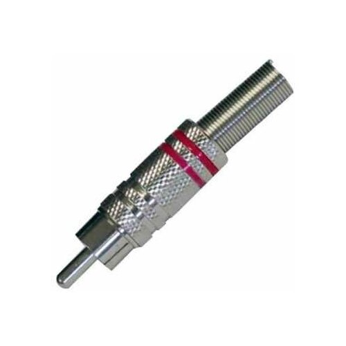 Разъем RCA (Папа) Bespeco MRCAMR разъем rca bespeco fmrcar silver red