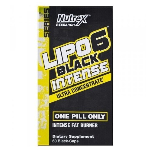 фото Жиросжигатели nutrex lipo 6 black intense 60 капс.