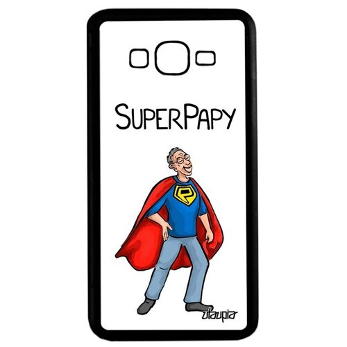 фото Ударопрочный чехол на смартфон // galaxy grand prime // "супердед" герой комичный, utaupia, белый