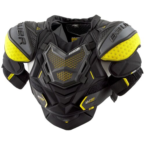 фото Защита корпуса bauer supreme ultrasonic shoulder pad sr, р. xl, черный