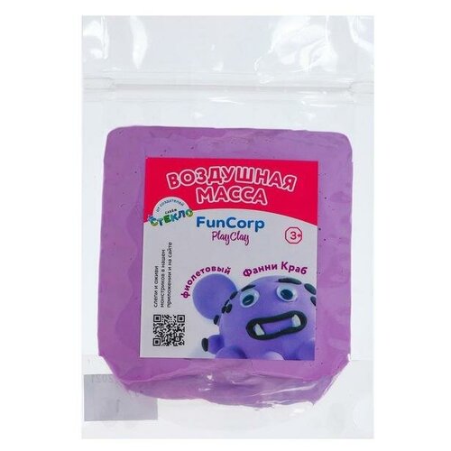 Воздушная масса для лепки FunCorp Playclay, фиолетовый, 30 г