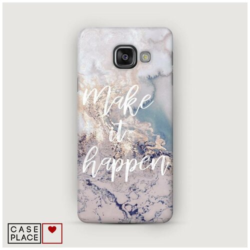 фото Чехол пластиковый samsung galaxy a5 2016 make it happen морозный фон case place