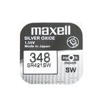 Батарейка MAXELL R348 (SR421SW), 1.55 В - изображение