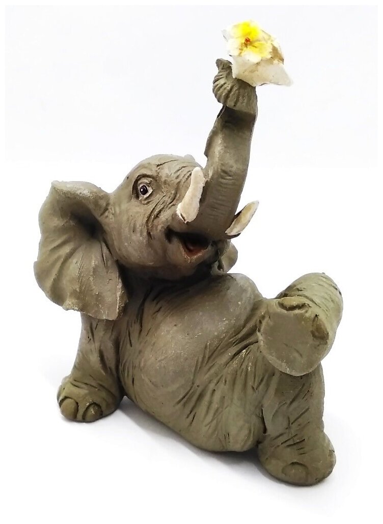 фото Статуэтка фигурка Слон10,5см для интерьера, сувениры и подарки, декор для дома, фигурки коллекционные