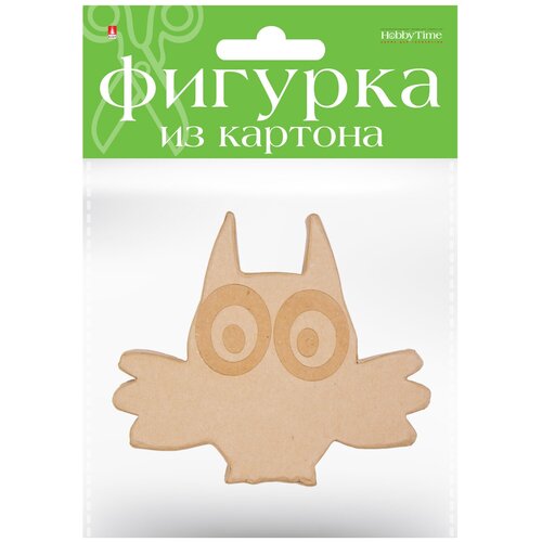 Фигурка из картона. Сова 13,3x2x11,1 см, Арт. 2-594/05