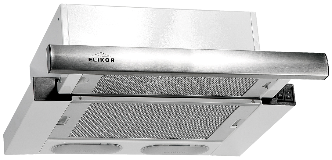 Вытяжка кухонная ELIKOR интегра 60П-400-В2Л-белый нерж. - фотография № 2