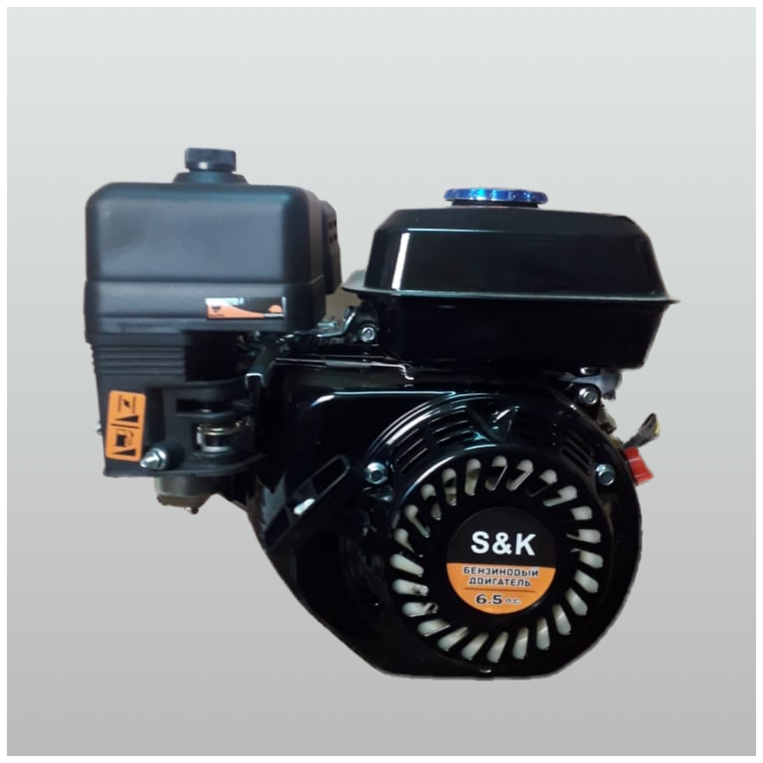 Двигатель для мотоблока бензиновый S&K 168F (19 вал) 6,5 л.с.