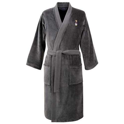 Халат кимоно Ralph Lauren Teddy Charcoal XL серого цвета