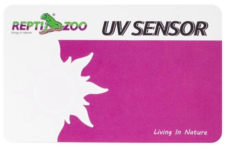 Repti-Zoo карточки-тестеры UVB01 для проверки наличия ультрафиолета, 2 шт - фотография № 5
