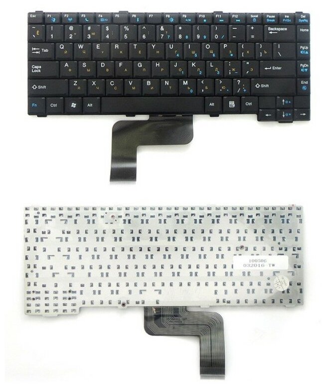 Клавиатура для ноутбука Gateway CX2700 черная 980₽