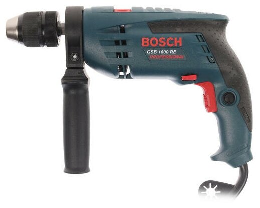 Дрель сетевая ударная Bosch GSB 1600 RE, 700 Вт - фотография № 3