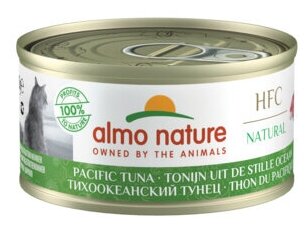 Almo Nature консервы Консервы для Кошек с Тихоокеанским Тунцом (HFC - Natural - Pacific Tuna) 9031H | Legend HFC Adult Cat Pacific Tuna 0,07 кг 20098 (10 шт)