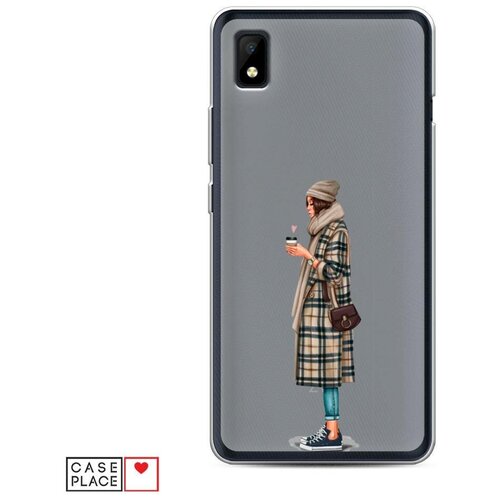 фото Силиконовый чехол "утренний кофе" на zte zte blade l210 / зте блейд l210 case place