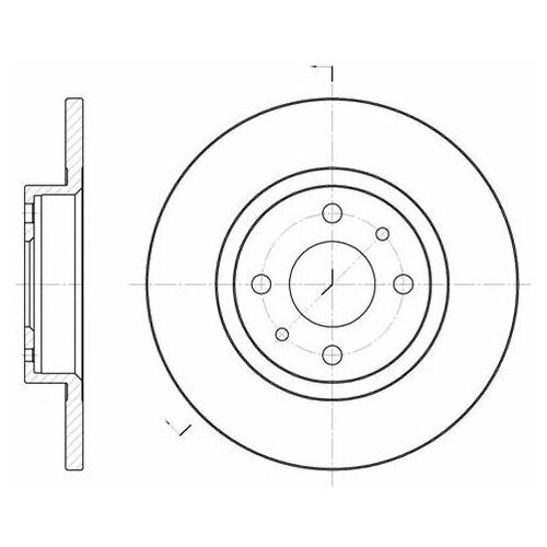 фото Тормозной диск передний roadhouse 619100 road house