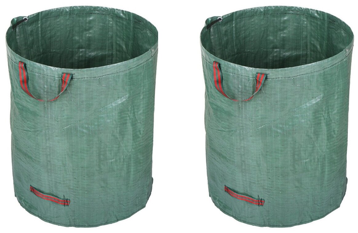 фото Сумка садовая для мусора 120 литров, набор 2 штуки