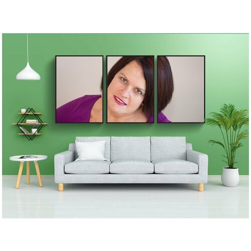 фото Набор модулных постеров для интерьера "человек, женский, женщина" 60x90 см. в тубусе, без рамки lotsprints