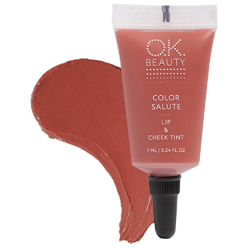 OK Beauty Тинт для губ и щек Color Salute, gypsy