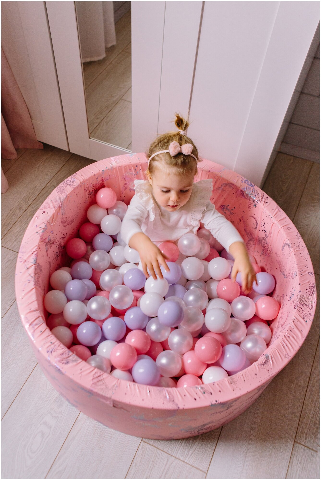 Детский сухой бассейн Boobo.kids 85х30 см с комплектом из 150 шаров - фотография № 4