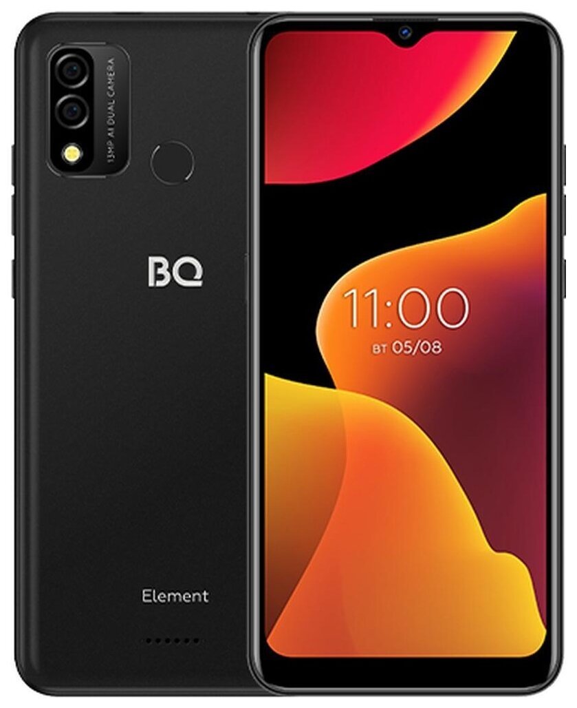 Смартфон BQ 6645L ELEMENT BLACK GRAPHITE LTE