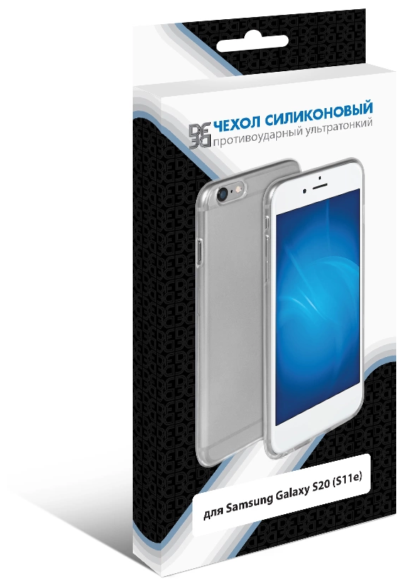 Чехол (клип-кейс) DF , для Samsung Galaxy S20, прозрачный - фото №4