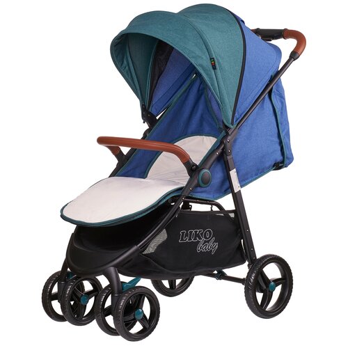 Коляска LIKO BABY AU-208 Голубая