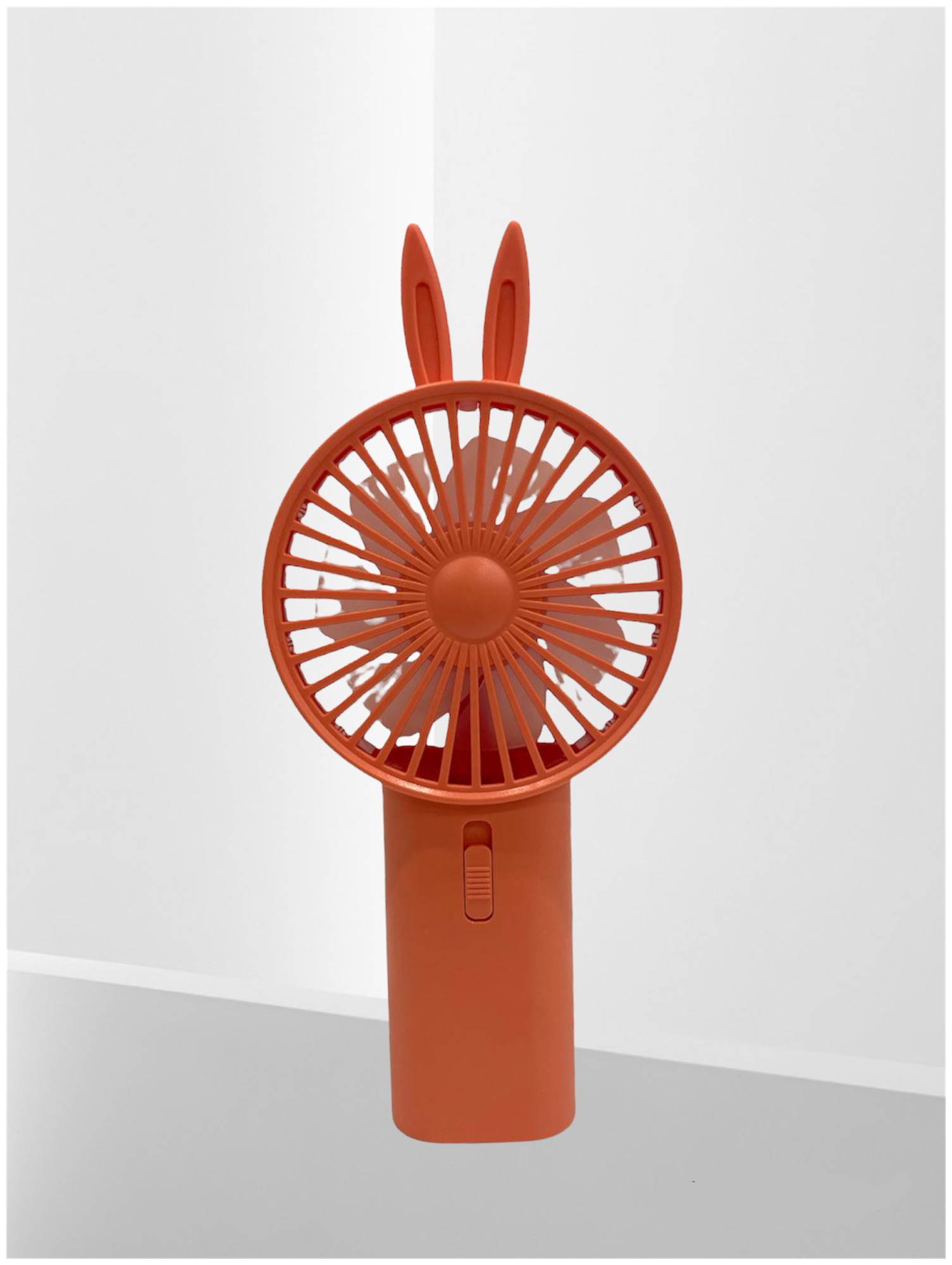 Портативный вентилятор Fashion Fan Ручной мини-вентилятор 2 режима скорости красный