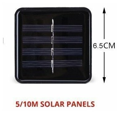 Светодиодная гирлянда на солнечной батарее 100 LED MFSLC01, 10 метров