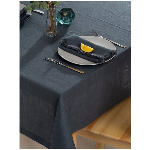 Скатерть Batuffolo Graphite Linen, Лен Графит