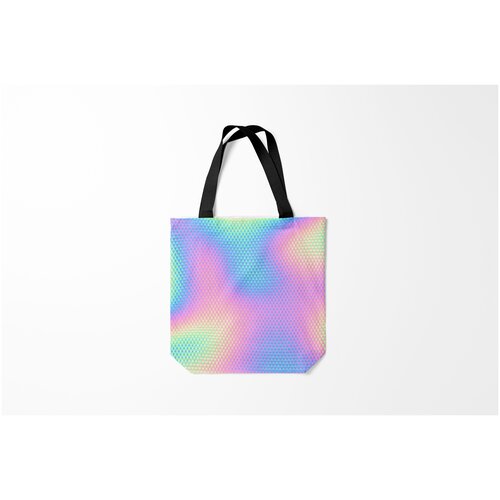 фото Сумка-шоппер / 40х40 см / популярные иллюстрации / текстуры переливы burnettie