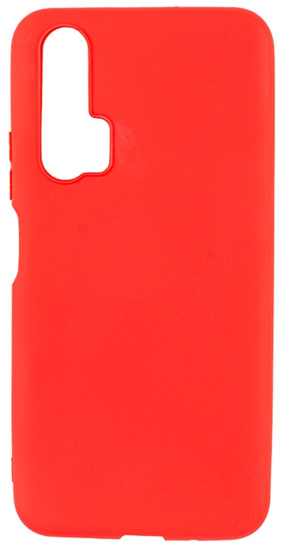 Чехол для Huawei Honor 20 Pro. Силиконовый. Красный.
