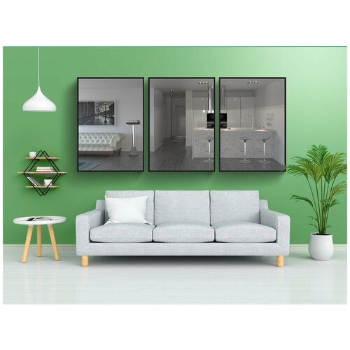 фото Набор модулных постеров для интерьера "архитектура, внутри, дизайн" 60x90 см. в тубусе, без рамки lotsprints