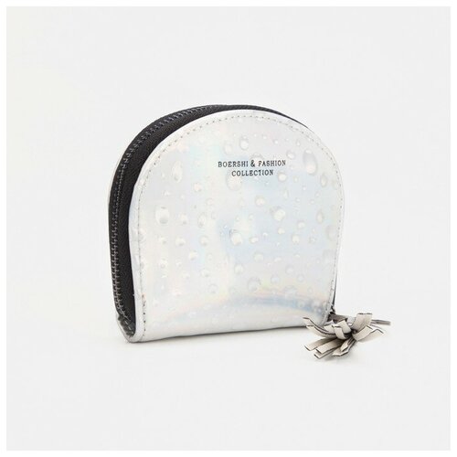 фото Кошелёк, 2 отдела на молнии, цвет серый нет бренда