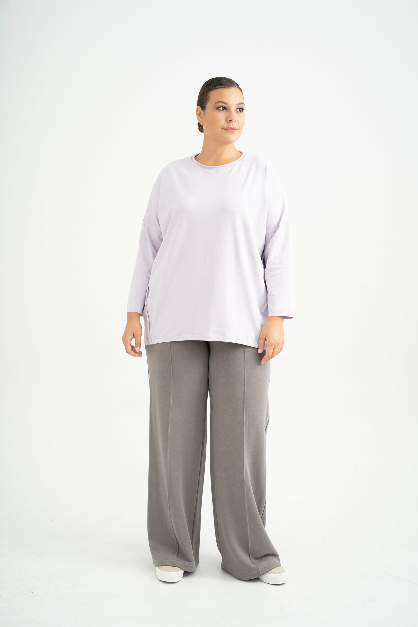 Свитшот Modress, размер 72/74, , светло-лиловый
