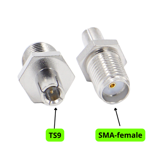 Переходник SMA-female - TS9 комплект из 2шт переходник sma female ts9