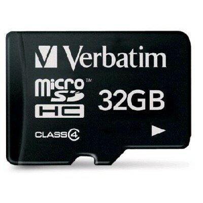 Карта памяти Verbatim microSDHC Class 4